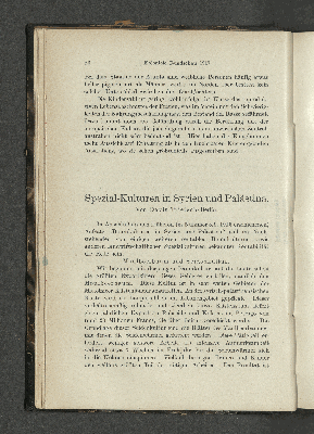 Vorschaubild von Spezial-Kulturen in Syrien und Palästina.