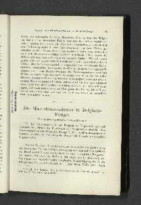 Vorschaubild von Die Minenkonzessionen in Belgisch-Kongo.