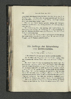 Vorschaubild von Die Anfänge der Erforschung von Südwestafrika