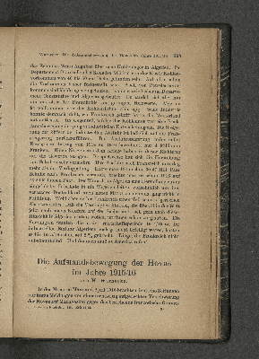 Vorschaubild von Die Aufstandsbewegung der Hovas im Jahre 1915/16