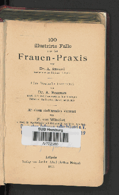 Vorschaubild von 100 illustrirte Fälle aus der Frauen-Praxis