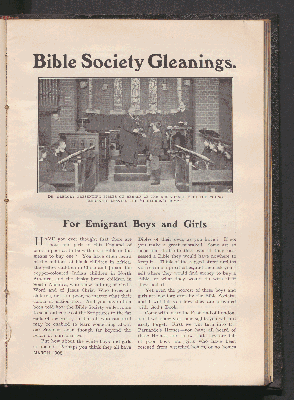 Vorschaubild von Bible Society Gleanings. For Emigrant Boys and Girls