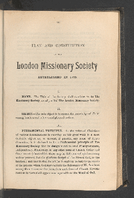 Vorschaubild von Plan and constitution of the London Missionary Society