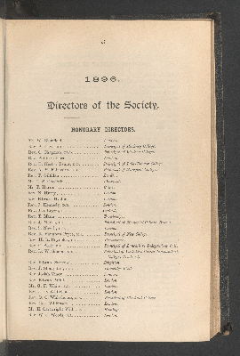 Vorschaubild von 1896. Directors of the Society