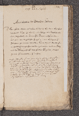 Vorschaubild von Gutachten über die Accidentia des Almosen-Kastens (mit Notiz von Z. C. v. Uffenbach)