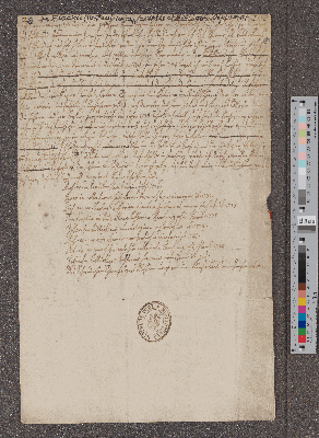 Vorschaubild von Johann Paul Finke: Lebenslauf mit Schriftenverzeichnis bis zum Jahre 1744 und Auszüge aus Korrespondenz, betr. seine "Diplomatischen Bibliothek"