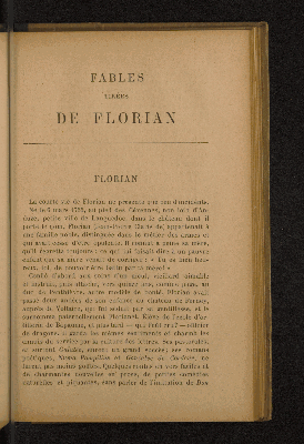 Vorschaubild von [Choix de fables de La Fontaine, Florian et autres auteurs]