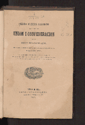 Vorschaubild von [Colección de ensayos i documentos relativos a la Unión i Confederación de los Pueblos Hispano-Americanos]