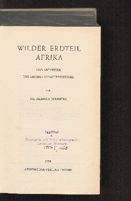 Vorschaubild von Wilder Erdteil Afrika