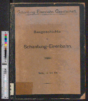 Vorschaubild von [Baugeschichte der Schantung-Eisenbahn]