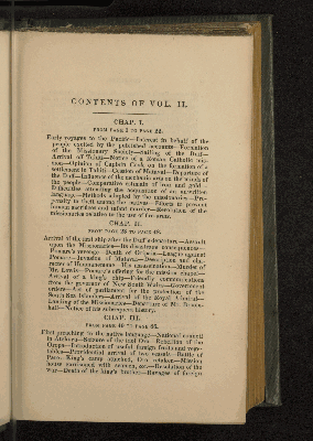 Vorschaubild von Contents of Vol. II.