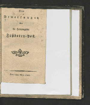 Vorschaubild von Den 1sten May 1797.