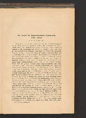 Vorschaubild von [Festschrift aus Anlass des zehnjährigen Bestandes des Vereines für österreichische Volkskunde (1894-1904)]