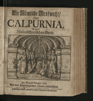 Vorschaubild von Die Römische Großmuht/ Oder Calpurnia