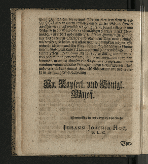 Vorschaubild von [Der die Vestung Siebenbürgisch-Weissenburg erobernde und über die Dacier triumphirende Kayser Trajanus, Wurde/ An dem theuren Carols- und Nahmenstage/ Jhro Röm. Kayserl. und Cathol. Majestät/ ... Wegen des andern/ unter Helden-müthiger Anführung Ihro Durchl. des Printzen Eugenius, über die Türcken befochtenen Sieges/ und darauf höchst-glücklich erfolgter Eroberung der Vestung Griechisch-Weissenburg/ oder Belgrad, Zu Bezeugung der allerunterthänigsten hierob geschöpfften Freude/ in einem dazu verfertigten Sing-Spiele/ und deßwegen errichteter Ehren-Pforte/ Auf dem Hamburgischen Schau-Platz/ fürgestellet/ Jm Monath November/ 1717.]