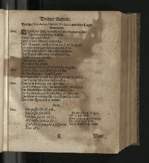 Vorschaubild von [Der die Vestung Siebenbürgisch-Weissenburg erobernde und über die Dacier triumphirende Kayser Trajanus, Wurde/ An dem theuren Carols- und Nahmenstage/ Jhro Röm. Kayserl. und Cathol. Majestät/ ... Wegen des andern/ unter Helden-müthiger Anführung Ihro Durchl. des Printzen Eugenius, über die Türcken befochtenen Sieges/ und darauf höchst-glücklich erfolgter Eroberung der Vestung Griechisch-Weissenburg/ oder Belgrad, Zu Bezeugung der allerunterthänigsten hierob geschöpfften Freude/ in einem dazu verfertigten Sing-Spiele/ und deßwegen errichteter Ehren-Pforte/ Auf dem Hamburgischen Schau-Platz/ fürgestellet/ Jm Monath November/ 1717.]