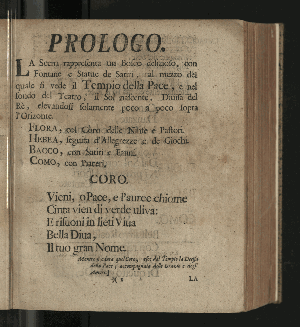 Vorschaubild von [Prologo per il Sacro del Rè Cristianissimo Lodovico. XV.]