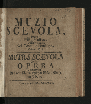 Vorschaubild von Muzio Scevola