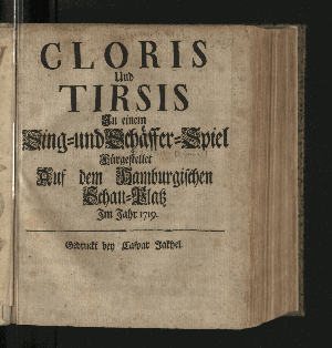 Vorschaubild von Cloris und Tirsis