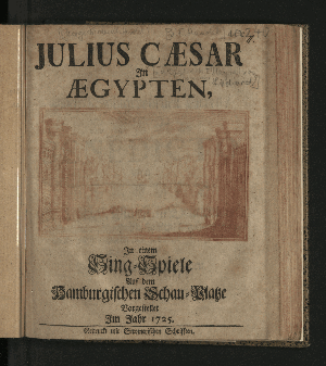 Vorschaubild von Julius Cæsar Jn Ægypten,