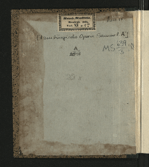 Vorschaubild von [Die wunderbare Beständigkeit der Liebe, oder Orpheus; in einem musicalischen Dramate im Hamburgischen Opern-Hause, vermittelst eines Concerts, am 9 Mertz 1726, durch Veranstaltung Madame Kayserinn, aufgefuehret]