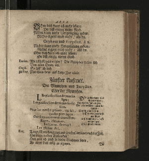 Vorschaubild von [Die wunderbare Beständigkeit der Liebe, oder Orpheus; in einem musicalischen Dramate im Hamburgischen Opern-Hause, vermittelst eines Concerts, am 9 Mertz 1726, durch Veranstaltung Madame Kayserinn, aufgefuehret]