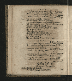 Vorschaubild von [Die wunderbare Beständigkeit der Liebe, oder Orpheus; in einem musicalischen Dramate im Hamburgischen Opern-Hause, vermittelst eines Concerts, am 9 Mertz 1726, durch Veranstaltung Madame Kayserinn, aufgefuehret]