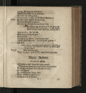 Vorschaubild von [Die wunderbare Beständigkeit der Liebe, oder Orpheus; in einem musicalischen Dramate im Hamburgischen Opern-Hause, vermittelst eines Concerts, am 9 Mertz 1726, durch Veranstaltung Madame Kayserinn, aufgefuehret]