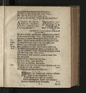 Vorschaubild von [Die wunderbare Beständigkeit der Liebe, oder Orpheus; in einem musicalischen Dramate im Hamburgischen Opern-Hause, vermittelst eines Concerts, am 9 Mertz 1726, durch Veranstaltung Madame Kayserinn, aufgefuehret]