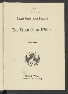 Vorschaubild von [Das Leben Oscar Wildes]