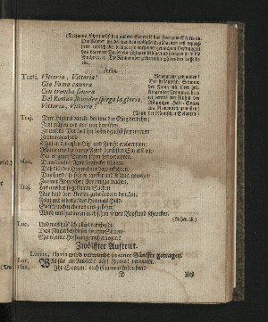 Vorschaubild von [Der die Vestung Siebenbürgisch-Weissenburg erobernde und über die Dacier triumphirende Kayser Trajanus, Wurde/ An dem theuren Carols- und Nahmenstage/ Ihro Röm. Kayserl. und Cathol. Majestät/ ... Wegen des andern/ unter Helden-müthiger Anführung Ihro Durchl. des Printzen Eugenius, über die Türcken befochtenen Sieges/ und darauf höchst-glücklich erfolgter Eroberung der Vestung Griechisch-Weissenburg/ oder Belgrad, Zu Bezeugung der allerunterthänigsten hierob geschöpfften Freude/ in einem dazu verfertigten Sing-Spiele/ und deßwegen errichteter Ehren-Pforte/ Auf dem Hamburgischen Schau-Platz/ fürgestellet/ Im Monath November/ 1717.]