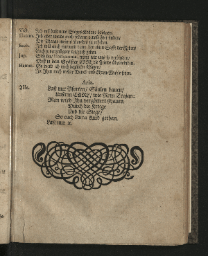 Vorschaubild von [Der die Vestung Siebenbürgisch-Weissenburg erobernde und über die Dacier triumphirende Kayser Trajanus, Wurde/ An dem theuren Carols- und Nahmenstage/ Ihro Röm. Kayserl. und Cathol. Majestät/ ... Wegen des andern/ unter Helden-müthiger Anführung Ihro Durchl. des Printzen Eugenius, über die Türcken befochtenen Sieges/ und darauf höchst-glücklich erfolgter Eroberung der Vestung Griechisch-Weissenburg/ oder Belgrad, Zu Bezeugung der allerunterthänigsten hierob geschöpfften Freude/ in einem dazu verfertigten Sing-Spiele/ und deßwegen errichteter Ehren-Pforte/ Auf dem Hamburgischen Schau-Platz/ fürgestellet/ Im Monath November/ 1717.]