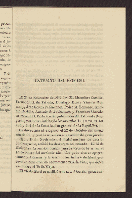 Vorschaubild von [Acusación contra Don Pablo García, gobernador del Estado de Campeche, y su resultado]