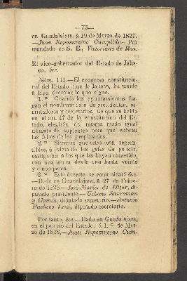 Vorschaubild von [Constitución política del estado libre de Jalisco, sancionada por su congreso constituyente en 18 de noviembre de 1824]