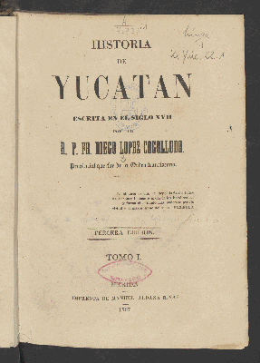 Vorschaubild von [Historia de Yucatán]