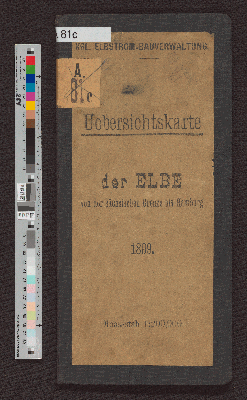 Vorschaubild von Uebersichtskarte der Elbe von der Sächsischen Grenze bis Hamburg. 1899