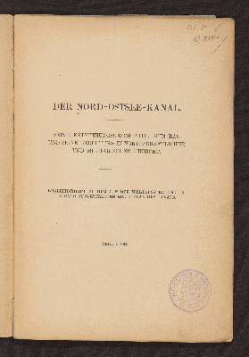 Vorschaubild von Der Nord-Ostsee-Kanal