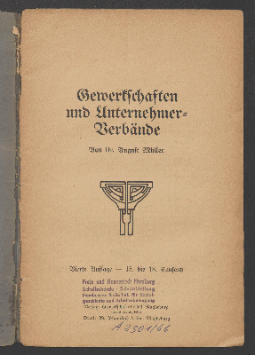 Vorschaubild von Gewerkschaften und Unternehmer-Verbände