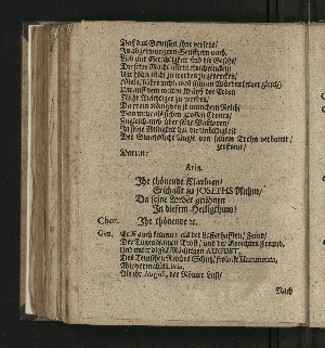 Vorschaubild von [Der Genius von Europa, An dem frohen Geburths-Tage Ihrer Römischen Kayserlichen Majestät Josephi. Zu allerunterthänigster Freuden-Bezeugung/ nach d. Opera Almira, Auf dem Hamburgischen Theatro abgesungen]