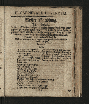 Vorschaubild von [Der angenehme Betrug: Oder Der Carneval von Venedig]