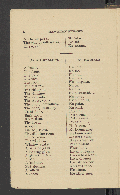 Vorschaubild von [Hawaiian phrase book]