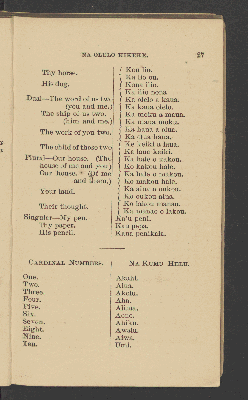 Vorschaubild von [Hawaiian phrase book]