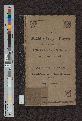 Vorschaubild von [Die Volkszählung in Altona und in den Dorfschaften Ottensen und Neumühlen am 1. Februar 1840]