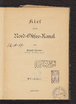 Vorschaubild von Kiel und der Nord-Ostsee-Kanal