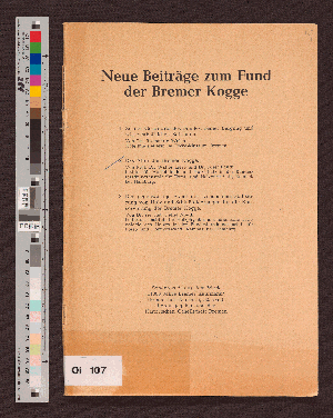 Vorschaubild von Neue Beiträge zum Fund der Bremer Kogge