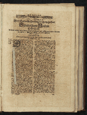 Vorschaubild von [[Newe Landesbeschreibung Der zweij Hertzogthümer Schleswich vnd Holstein, zusambt vielen dabeij gehörigen Newen Landcarten ...]]