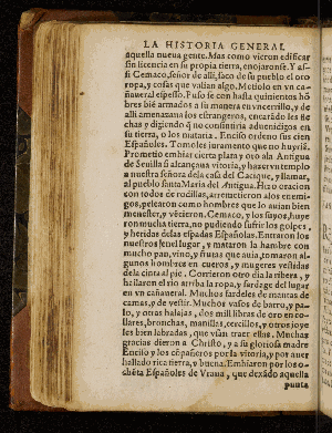 Vorschaubild von [Historia general de las Indias, con todos los descubrimientos, y cosas notables que han acaescido enellas, dende que se ganaron hasta agora]