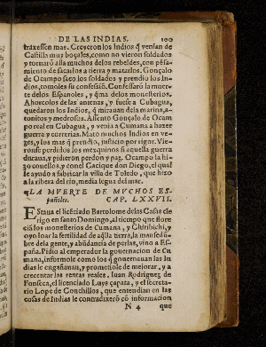 Vorschaubild von [Historia general de las Indias, con todos los descubrimientos, y cosas notables que han acaescido enellas, dende que se ganaron hasta agora]