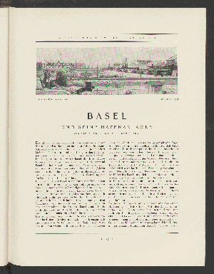 Vorschaubild von Basel Und Seine Hafenanlagen