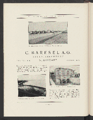 Vorschaubild von C. Baresel A. G. Bauunternhemung Lindau I. B. Stuttgart Duisburg